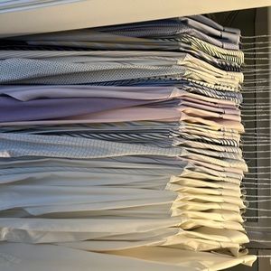 Men’s dress shirts, all dry cleaned in excellent condition
